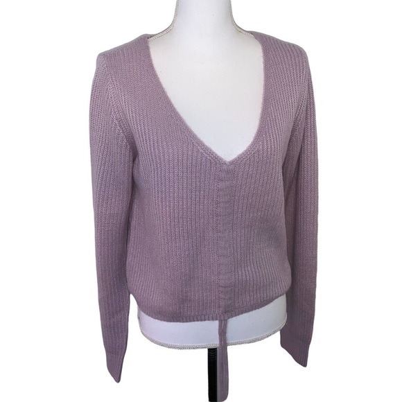 Sky & Sparrow Sweater, Lilac, sz L - Picture 2 of 7